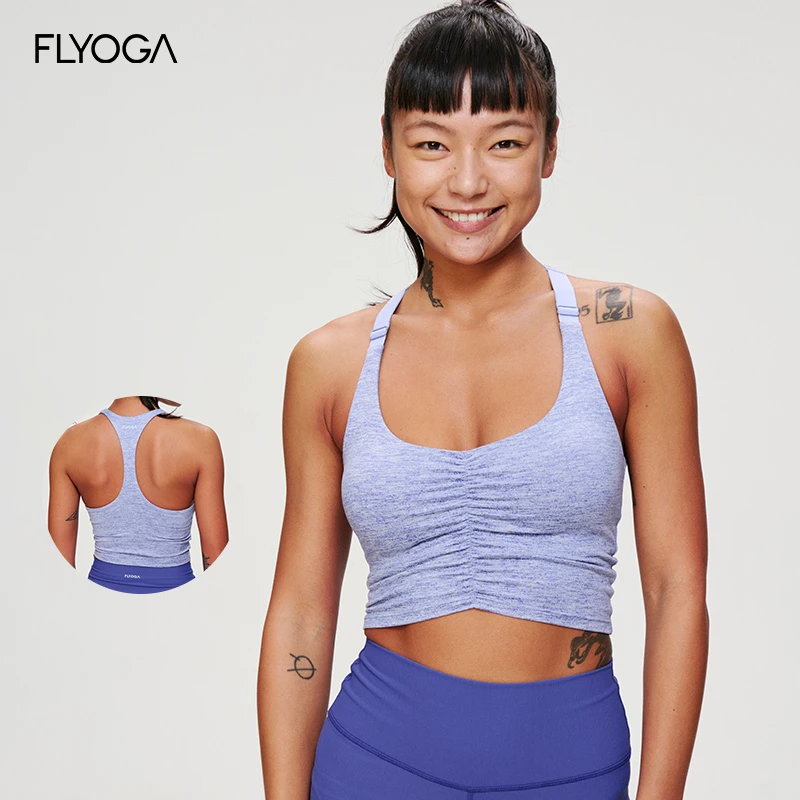 FLYOGA 飞蓝51105云织系列瑜伽普拉提综合训练运动背心新品