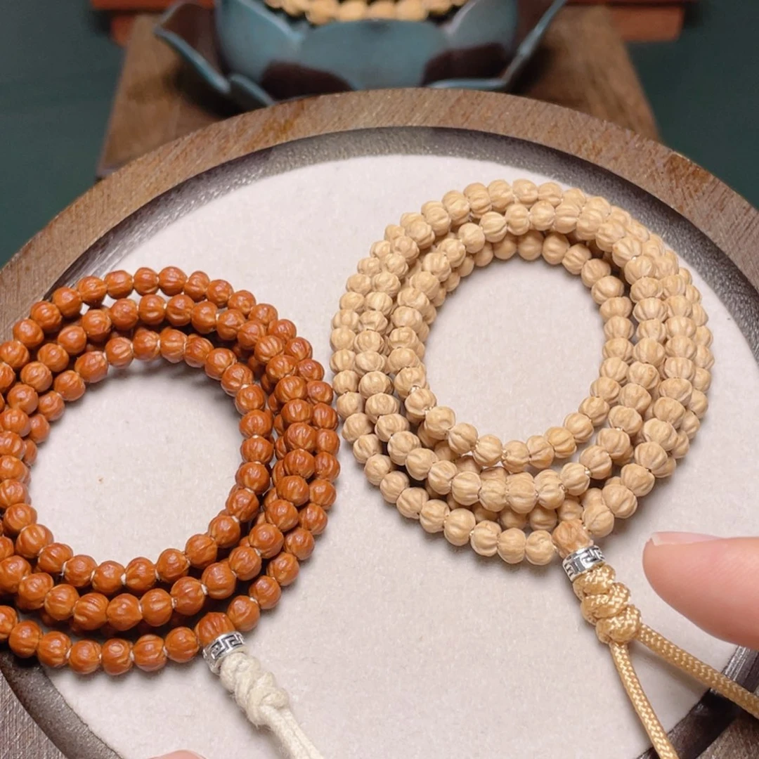 柏香籽/百香籽吊坠莲花金豆