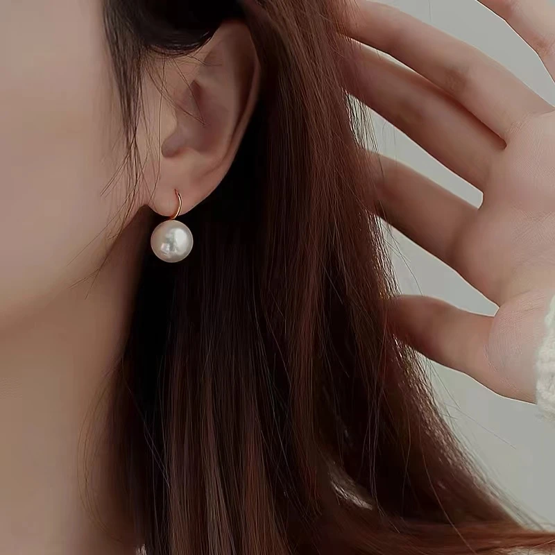 铜合金仿珍珠耳饰 01-新款高跟鞋耳环