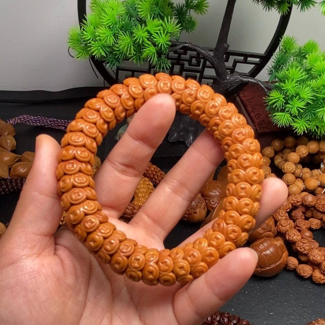 吊坠猴头核桃橄榄核雕刻橄榄核雕手串