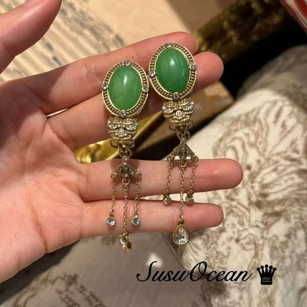 铜合金仿水晶耳饰 【1891】SusuOcean经典收藏