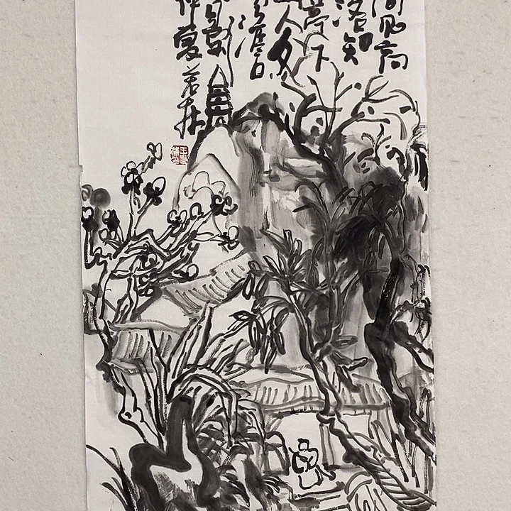 国画书画作品多次参加全国书画