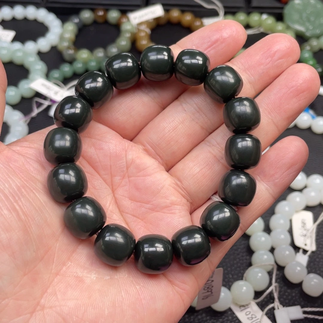 和田玉未镶嵌手链