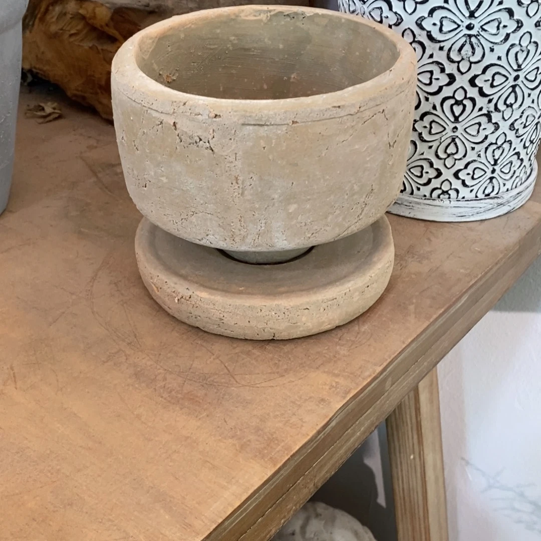 瑕疵高脚钵带托盘