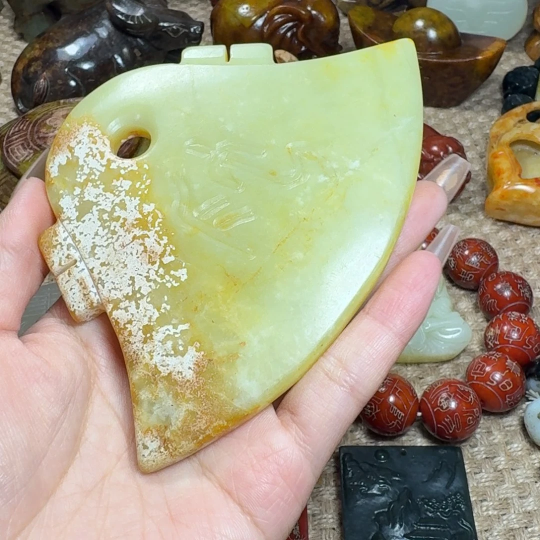 白玉菩提吊坠挂件