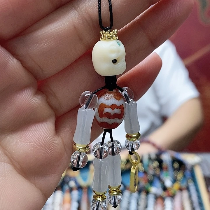 玛瑙/玉髓合金颈饰