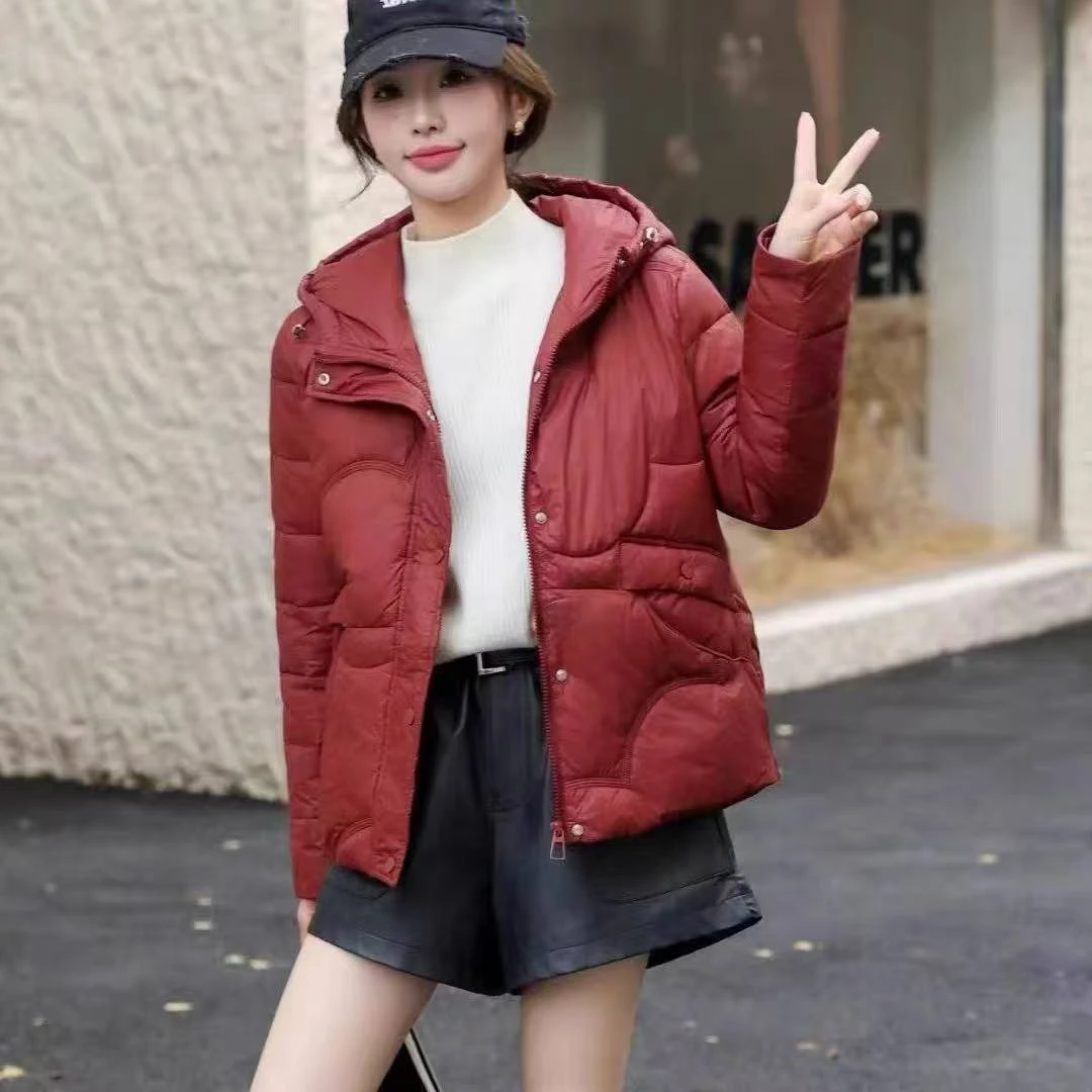 简约百搭连帽棉外套ZBW32543