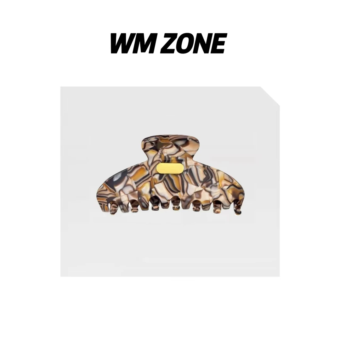 WM 4202 经典款醋酸鎏光石纹鲨鱼夹