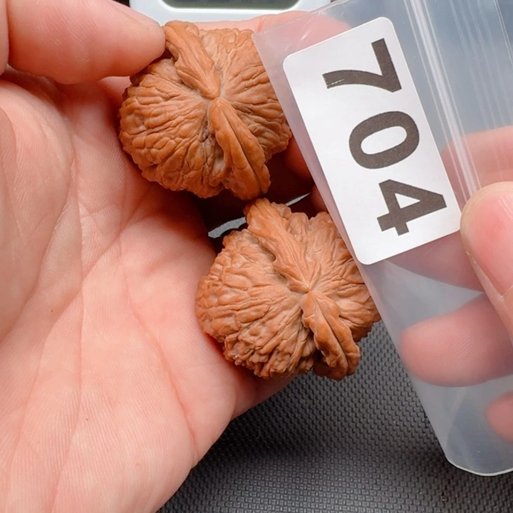 文玩核桃把件用****6白狮40