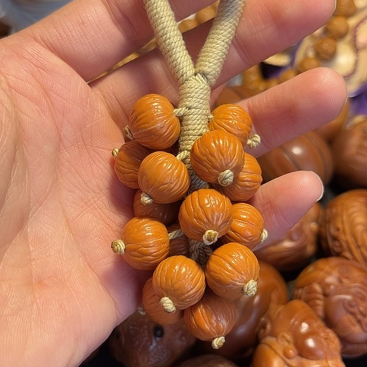 橄榄核手串/手链猴头葡萄素串