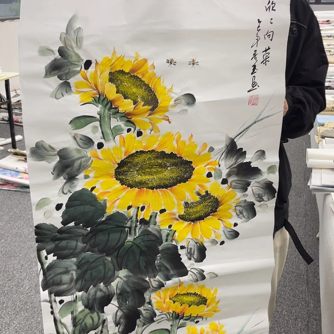国画纯手绘字画宣纸