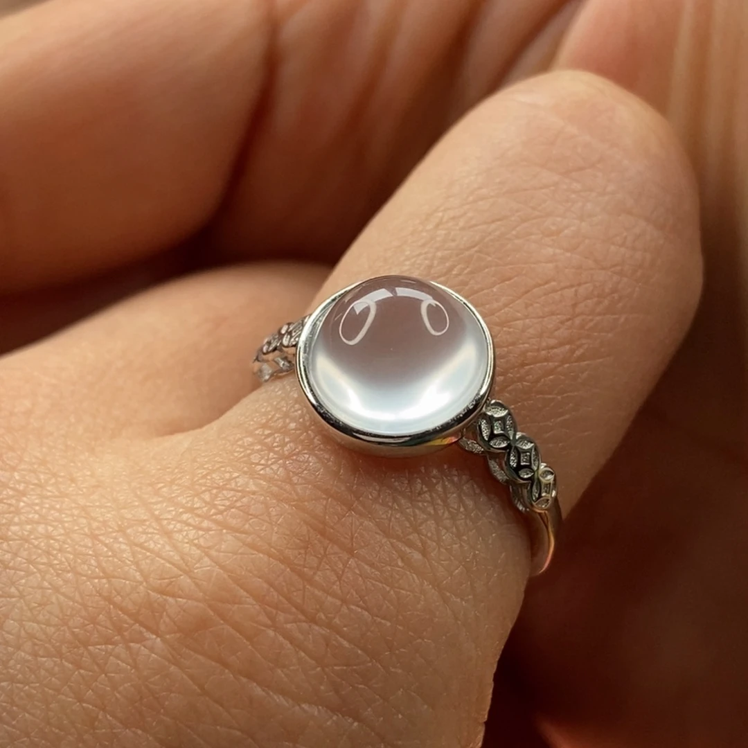 石英质玉颈饰银S925镶嵌桔**?