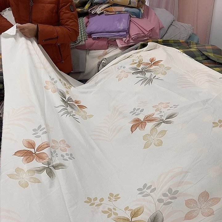 莫代尔纤维长绒棉米色叶子花7米