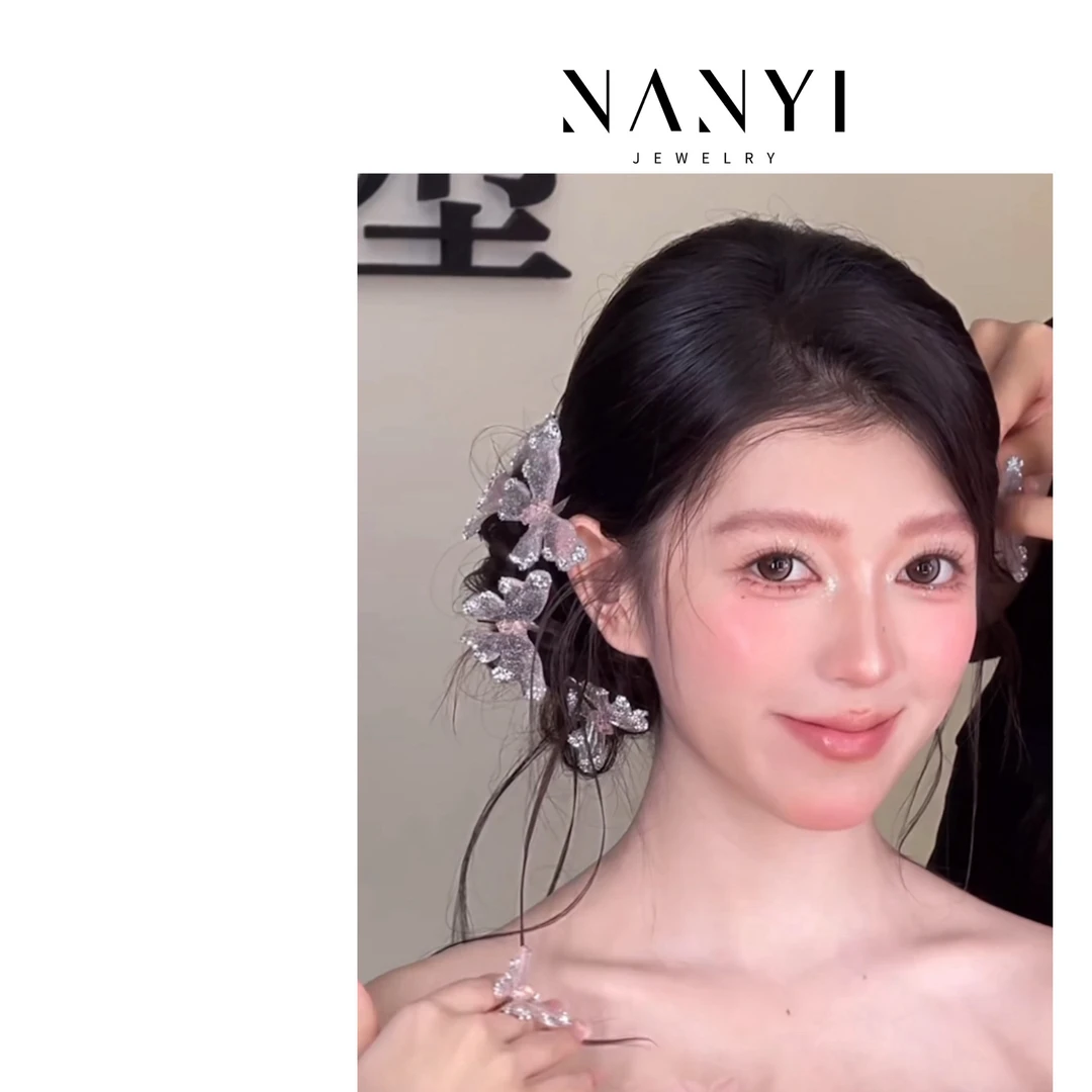 小南一｜巨显嫩 清透感粉紫 蝴蝶六件套