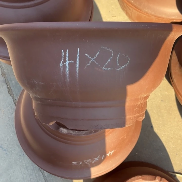 紫砂花盆100-2。 41-2。
