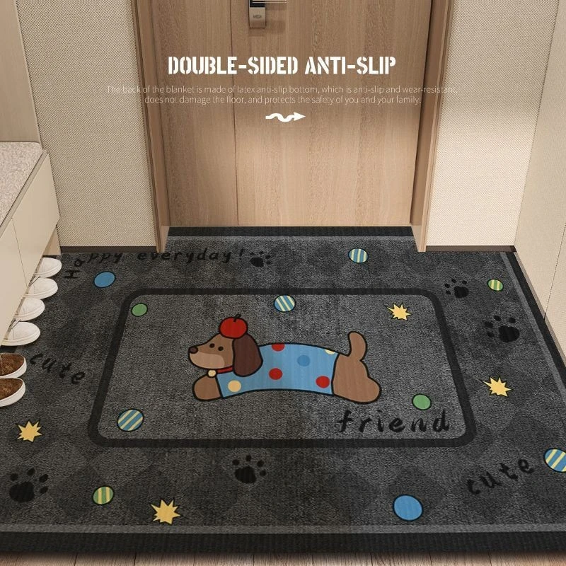 卡通可爱浴室吸水硅藻泥地垫卫生间脚垫门口家用地毯耐脏防滑ggs