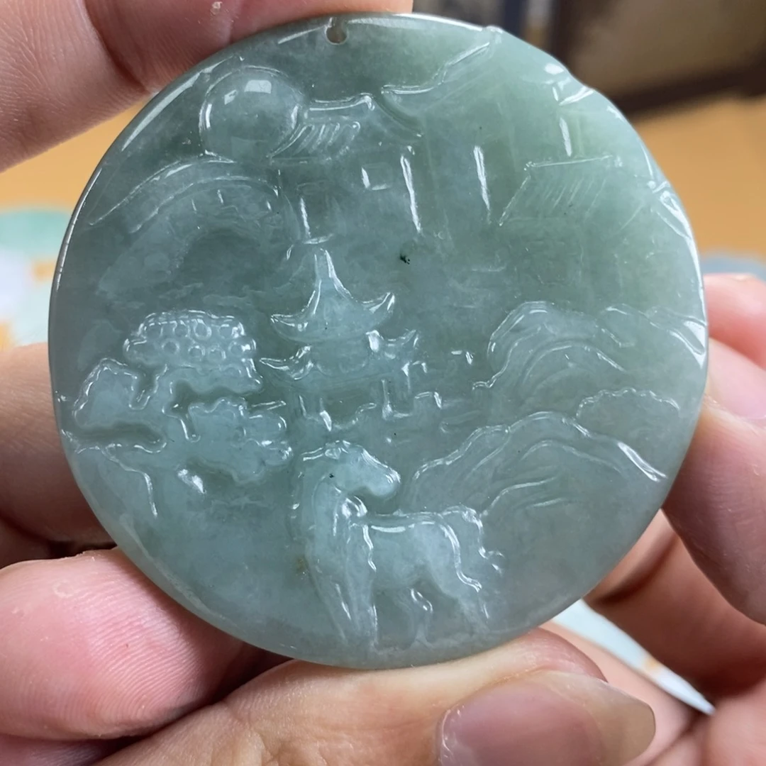 颈饰未镶嵌翡翠翡翠