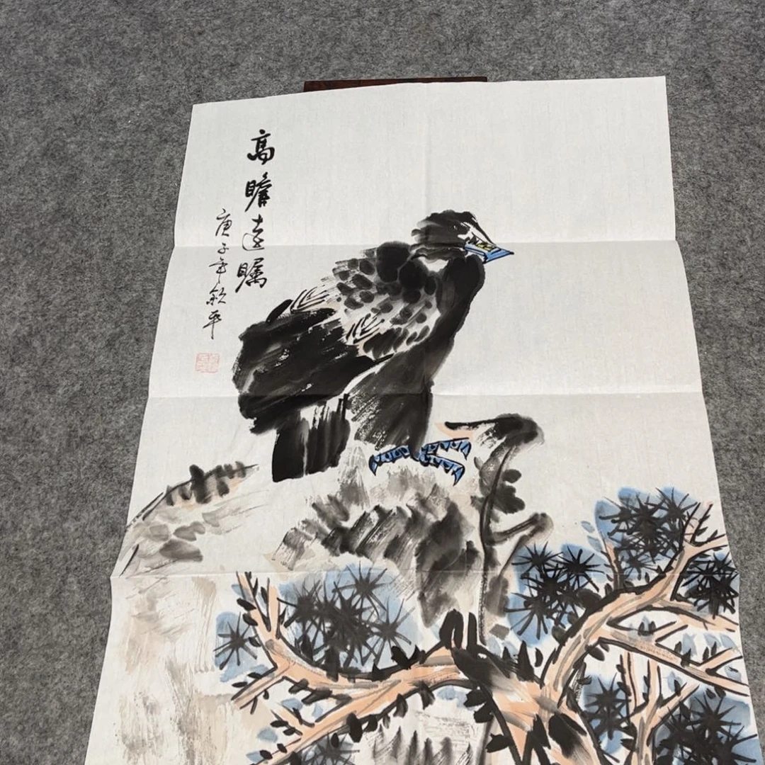 国画12.9纯手绘无边框作品