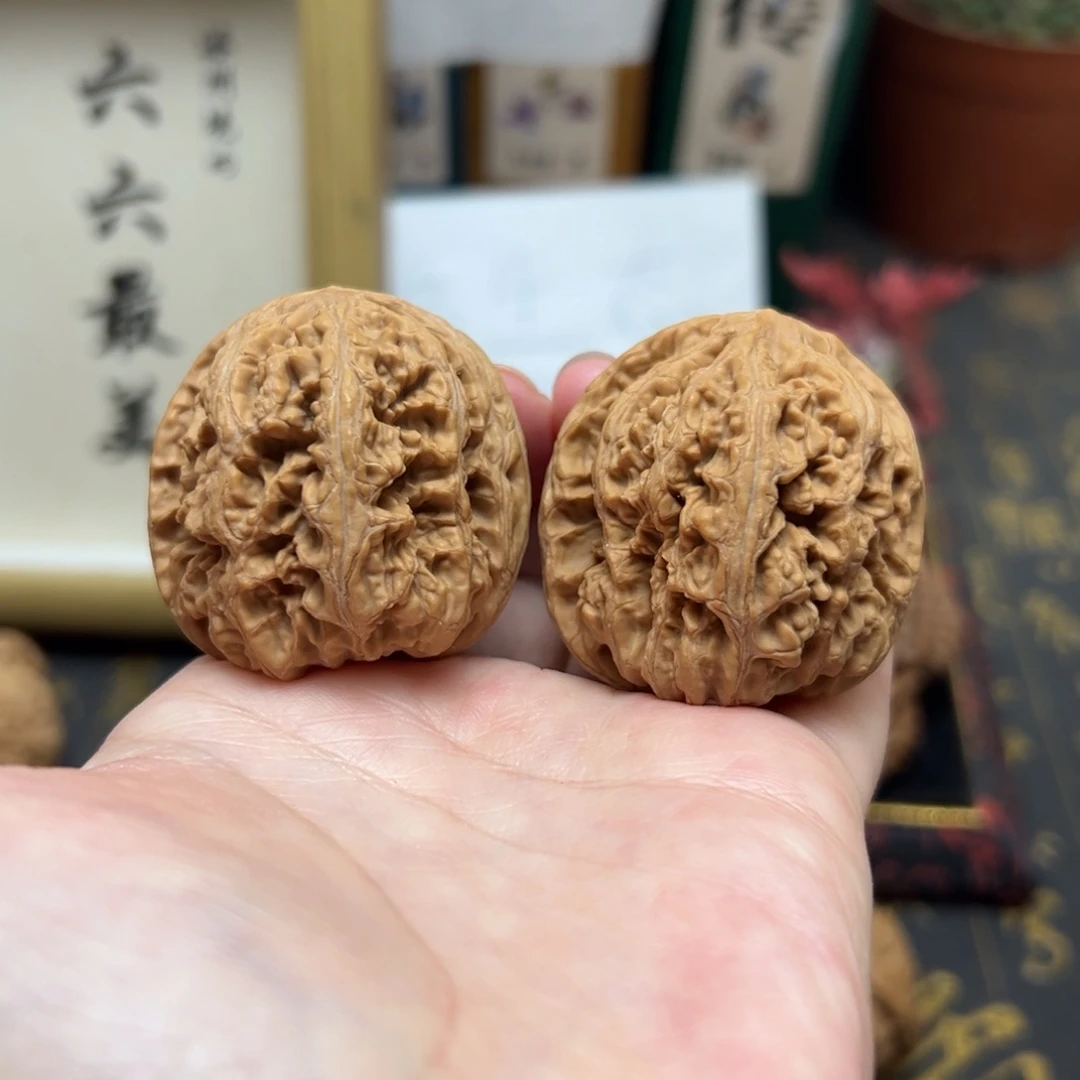 文玩核桃把件39平谷粗筋