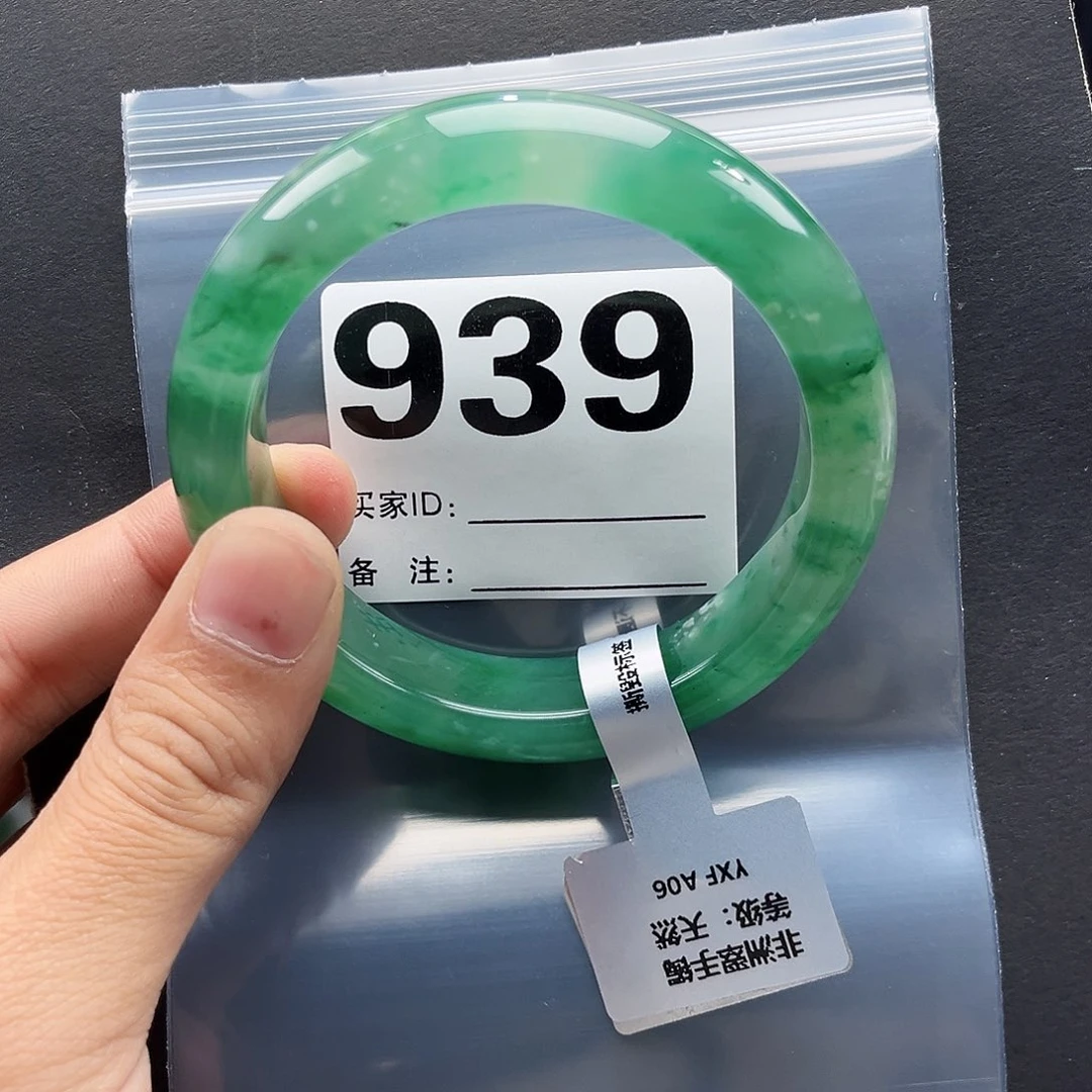 未镶嵌手镯石英质玉（非洲翠）60圈口939