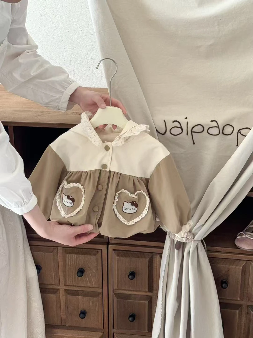 奶泡泡kt猫外套88669冲锋衣