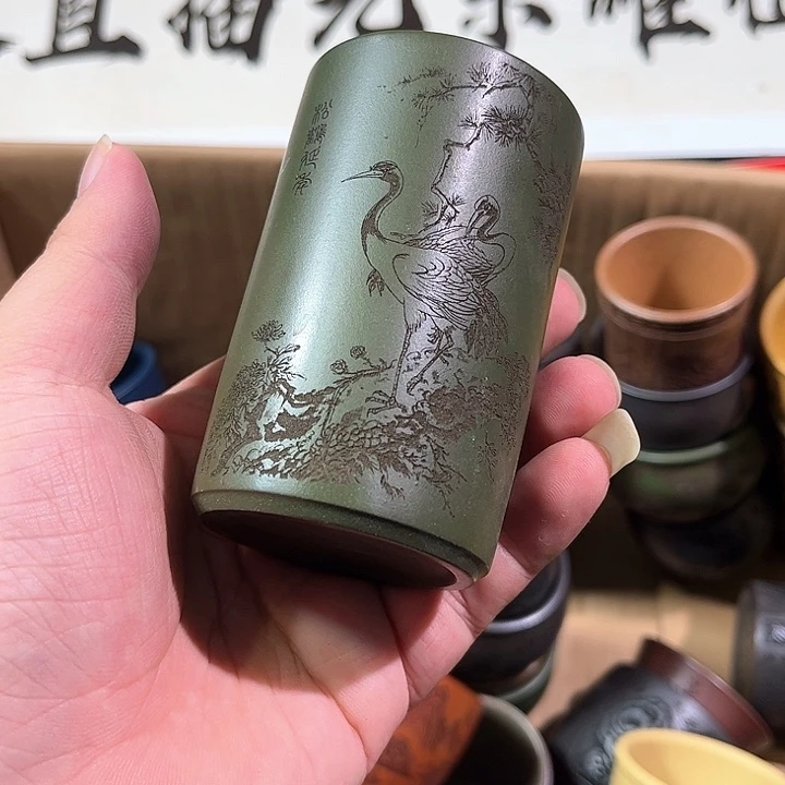 茶杯紫砂全手工紫砂主人杯