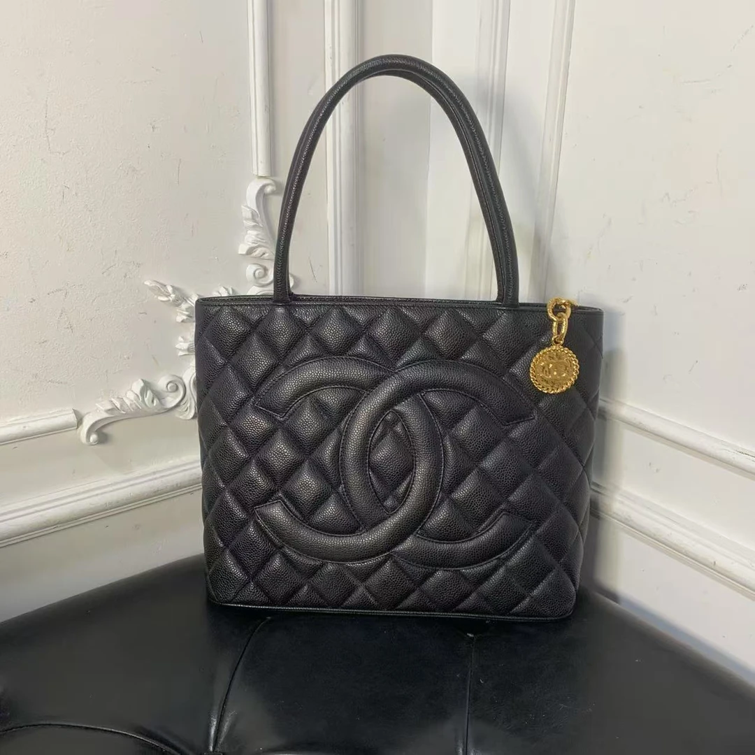 Chanel/香奈儿 单肩包 黑金希尔顿 jm6644/2502