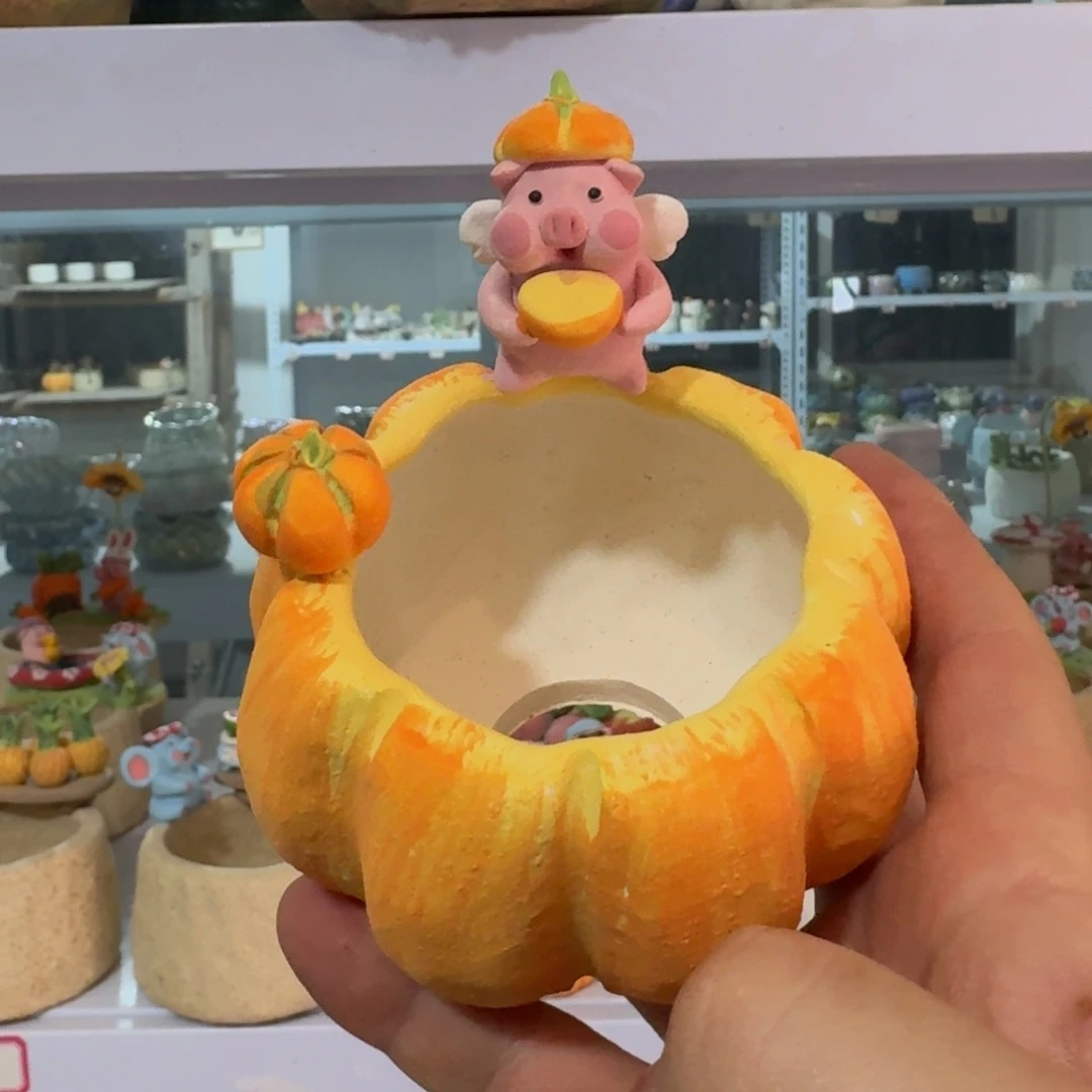 厂家直销手工花盆摆件