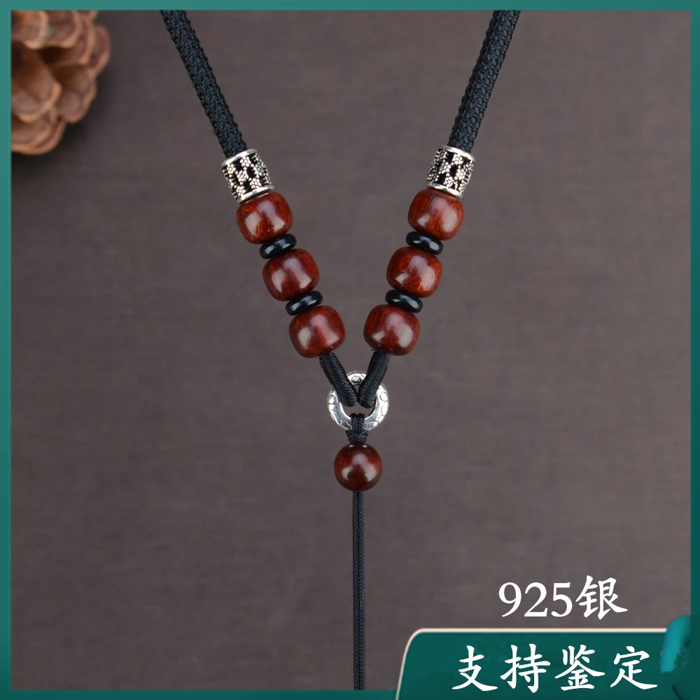 925银银制品 高档挂脖项链吊坠挂绳貔貅吊坠绳子挂坠绳项链绳配绳