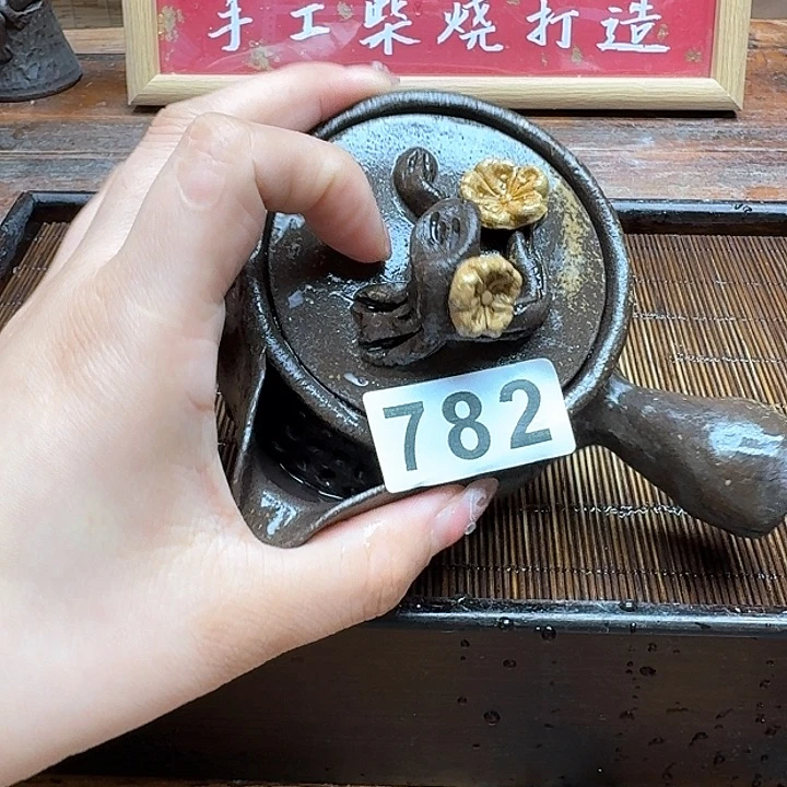 纯手工制作粗陶茶具