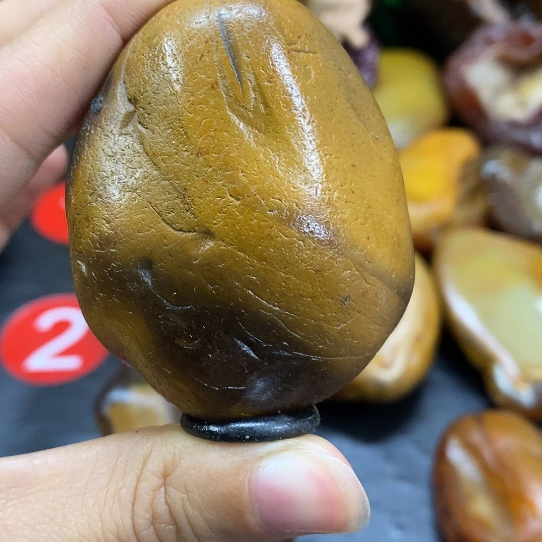 玛瑙/玉髓未镶嵌手把件