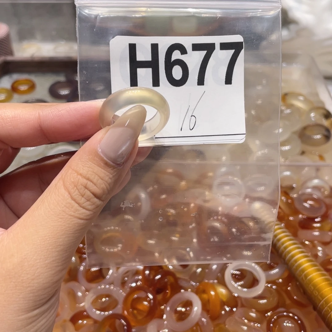 玛瑙/玉髓未镶嵌戒指677