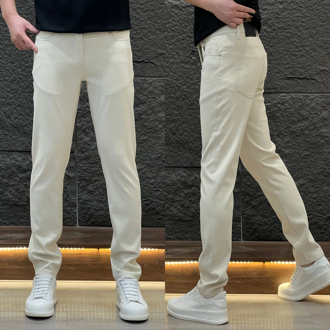 【经典】男士春款直筒弹力牛仔裤水洗LL558