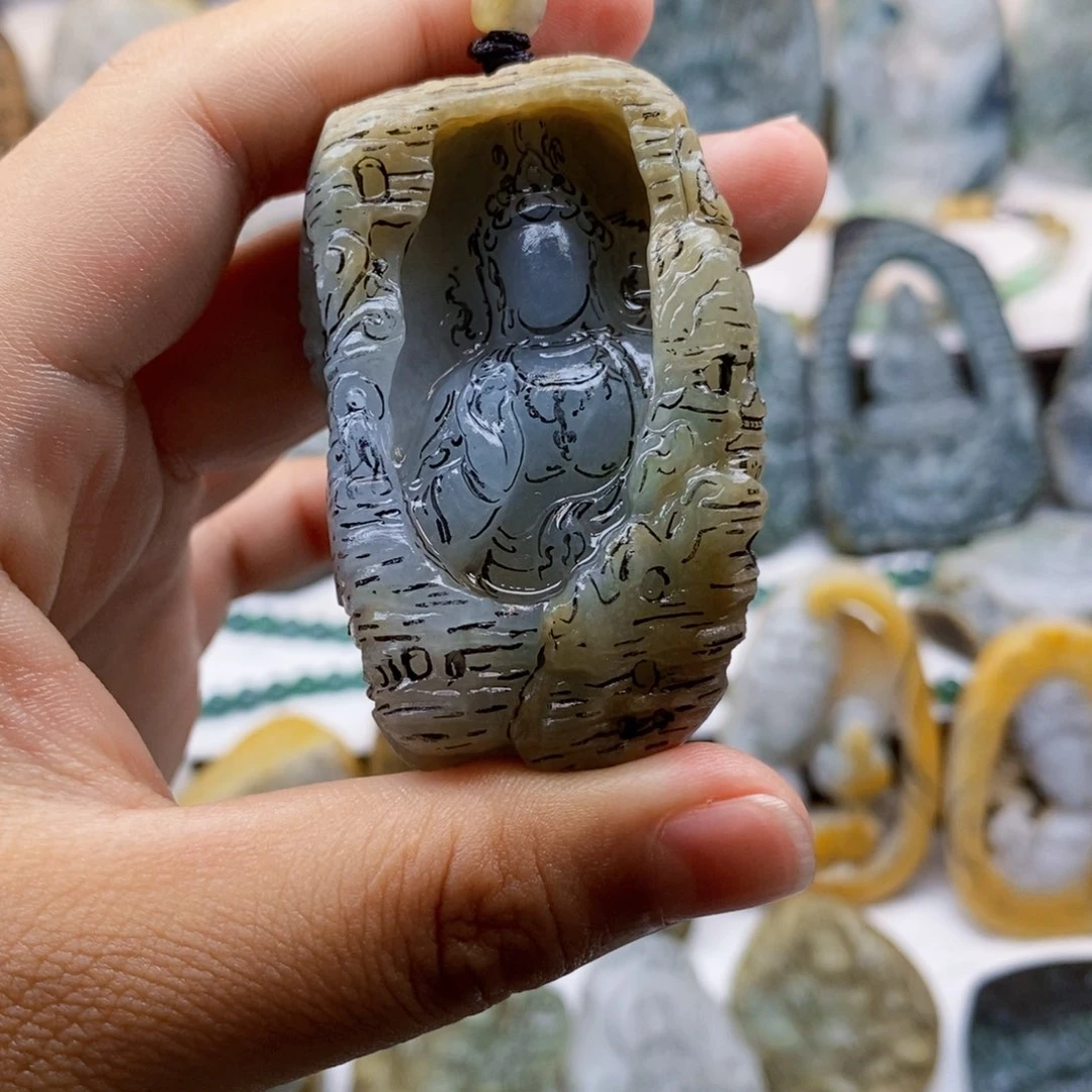 未镶嵌定制翡翠苍**世缅甸翡翠定制料