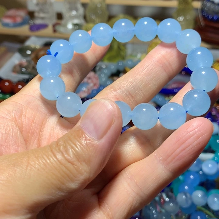玛瑙/玉髓未镶嵌手链12mm手串