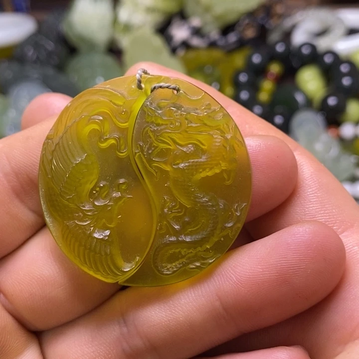 岫玉未镶嵌岫玉挂件