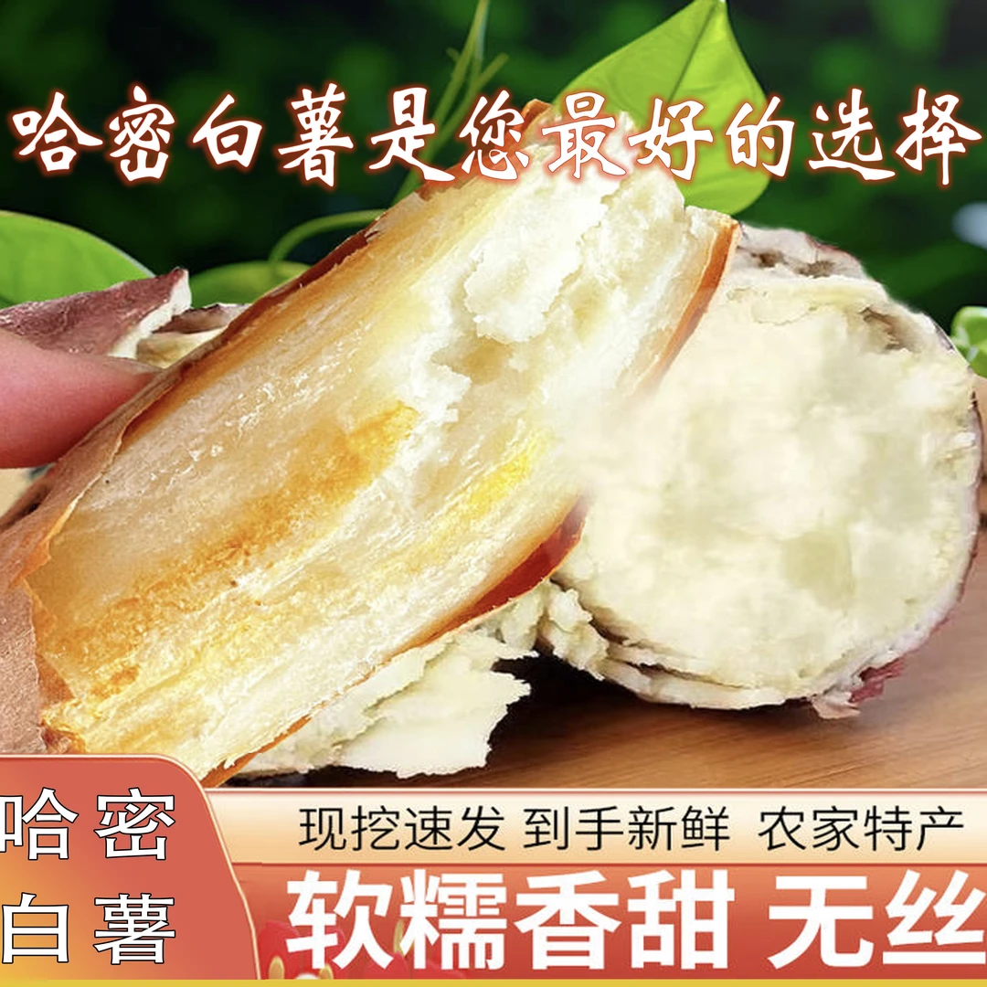 哈密白薯 干面香甜白哈密薯北京市