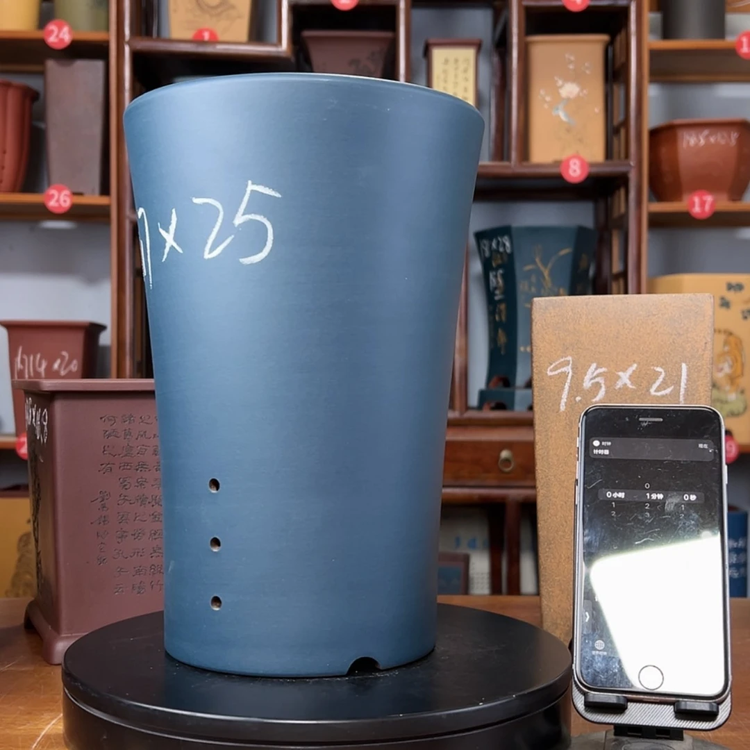 【闪购商品】紫砂花盆家****。周之夏精品紫砂花盆