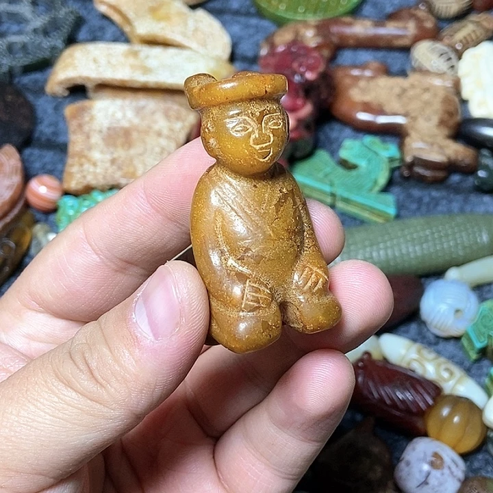 和田玉未镶嵌颈饰76