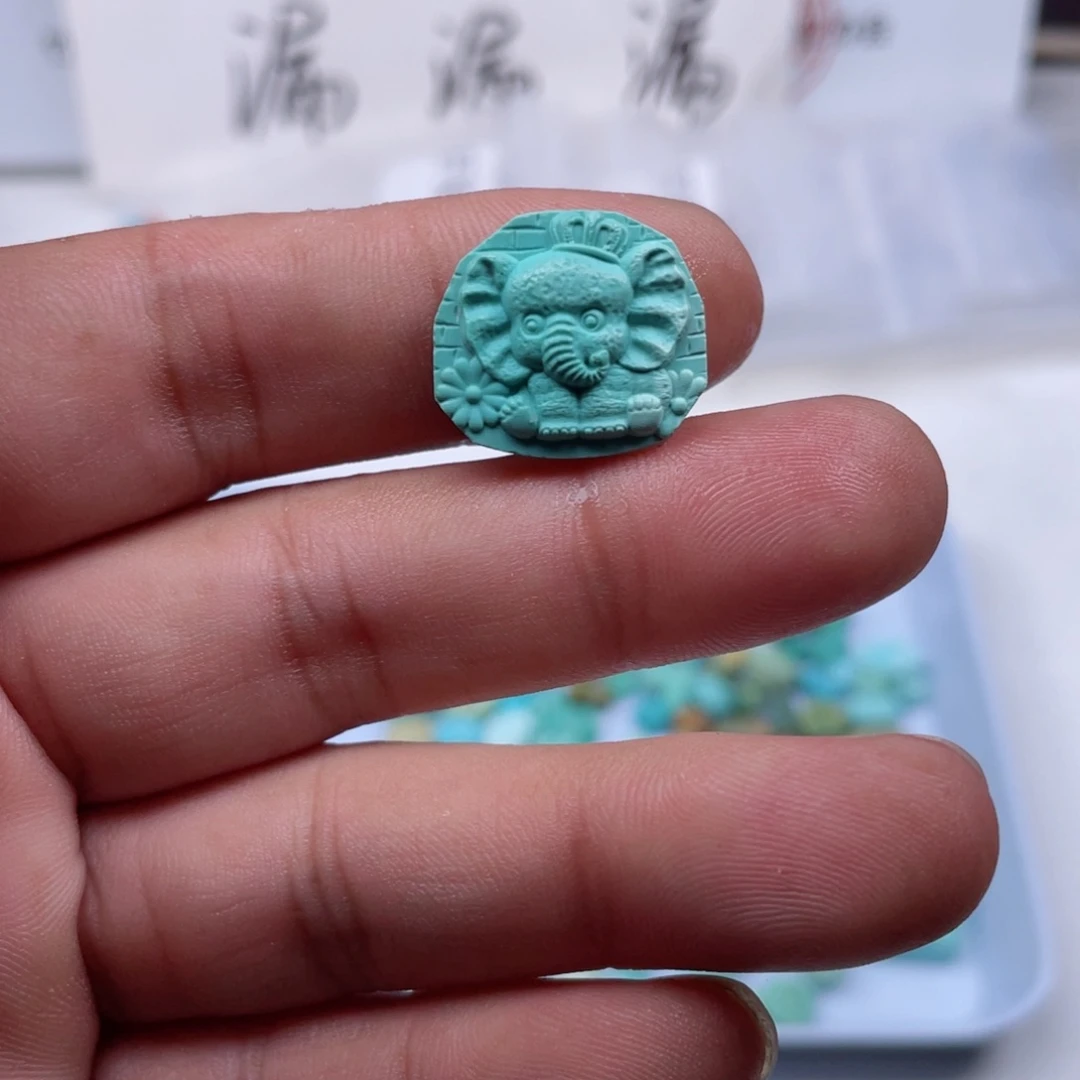 绿松石未镶嵌颈饰181
