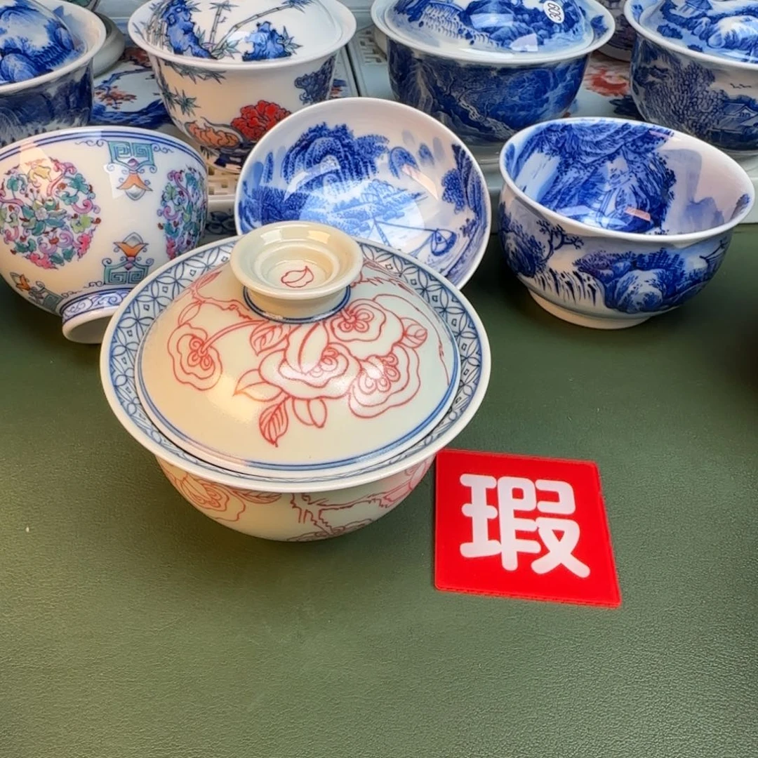 陶纯手工纯手绘茶具323