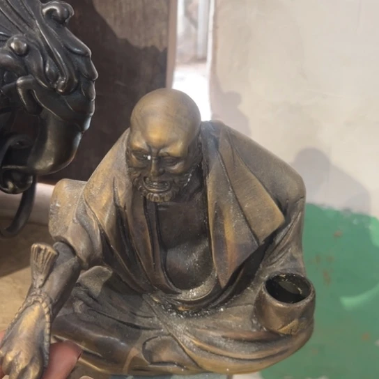 铜中古工艺作品摆件