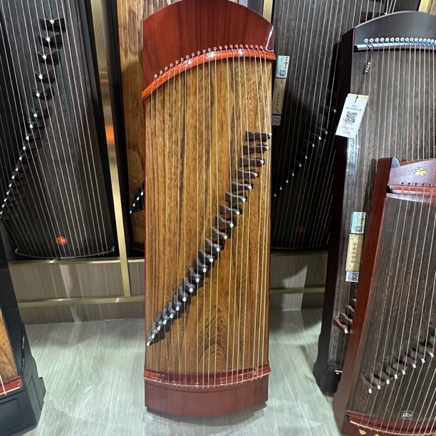 蓓霖古筝老师傅手工定制款100cm小整挖筝烤漆工艺