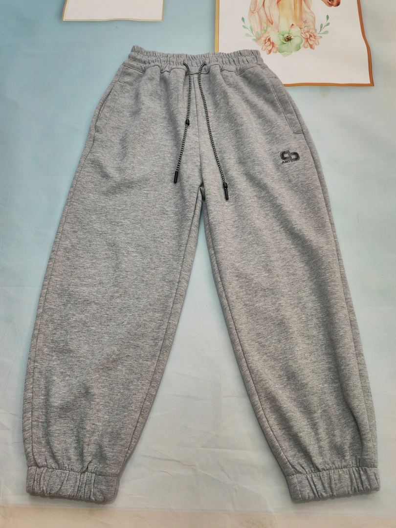 2025春新7536款男童女童休闲裤针织裤百搭韩版中大童儿童潮