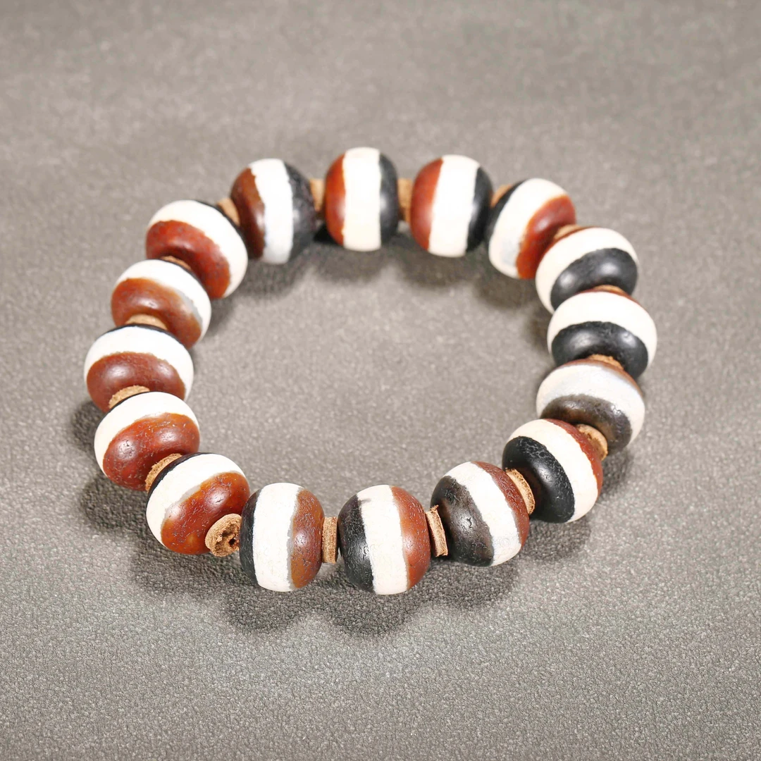 清代/三色药师玛瑙手串/JFYG20123025/收藏/【济文阁】