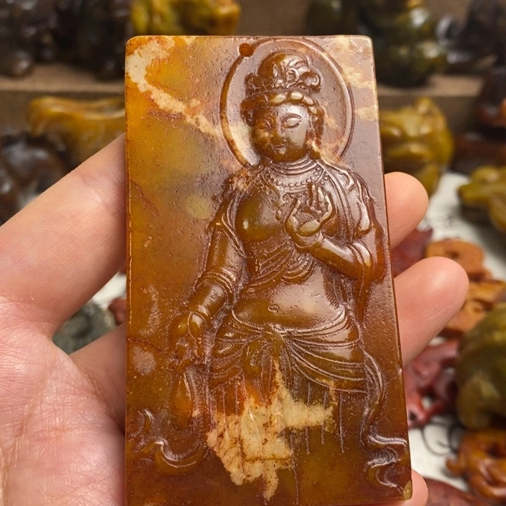 蛇纹石玉未镶嵌颈饰11