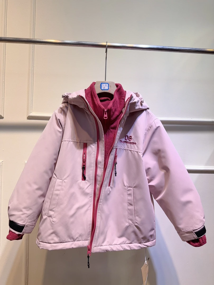 99008款儿童加棉三合一外套