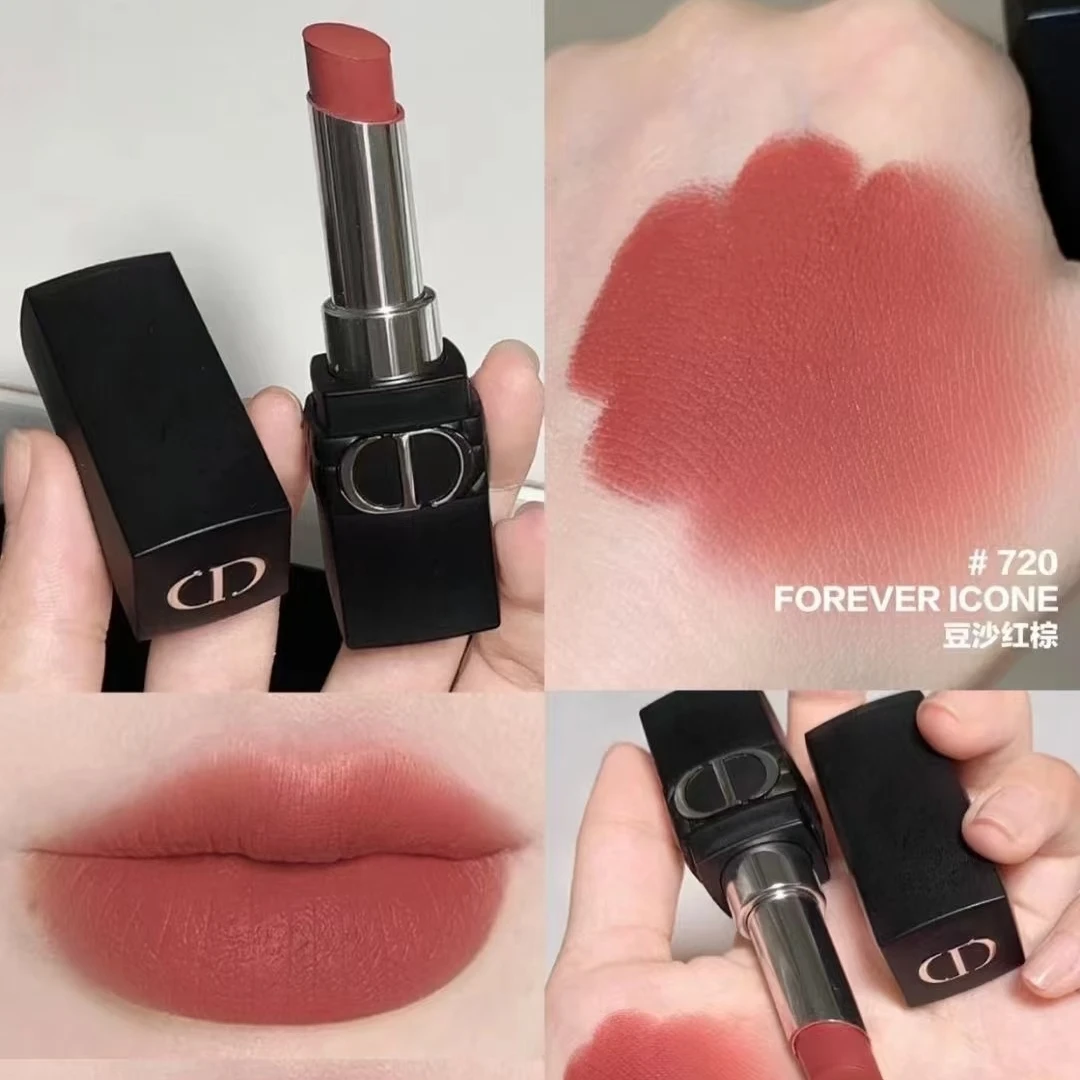 DIOR/迪奥【阿莹】克丽丝汀迪奥烈艳蓝金锁色唇膏 720-3.2g