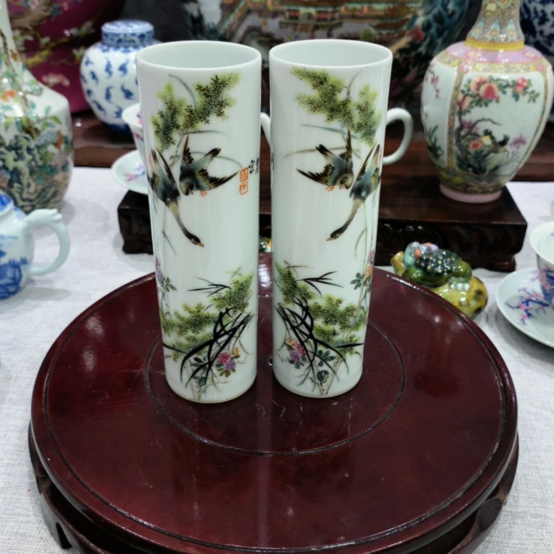 瓶景德镇陶瓷手工手绘