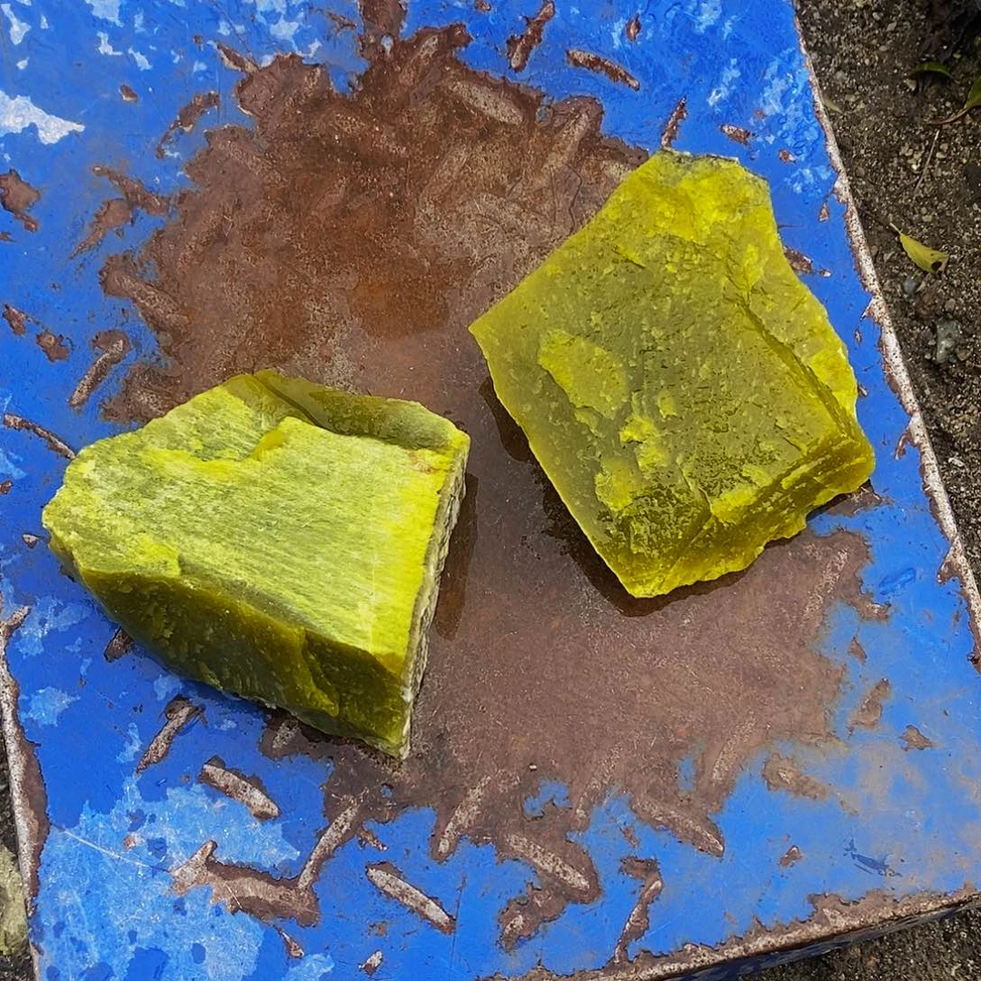 瑜***瀚岫玉未镶嵌岫玉原石奇石摆件